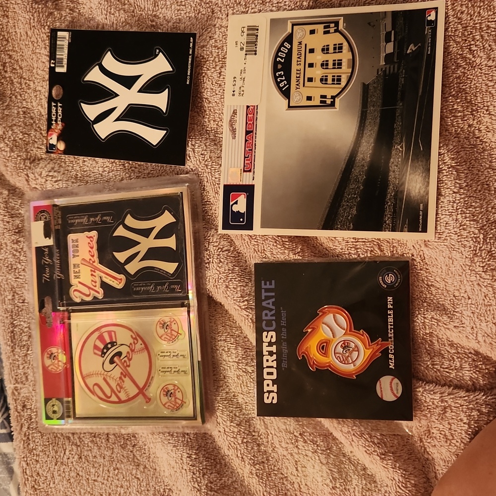 New York Yankee memorabilia.